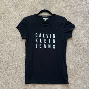 Calvin Klein Jeans Black Graphic Tee